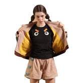 Vintage Color Block Corduroy Jacket